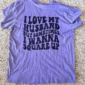 Purple Graphic women’s Shirt